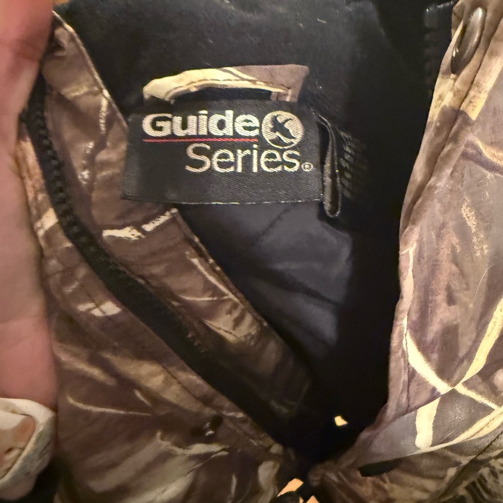 Kids Camouflage Hooded Jacket - Brown Camo: Guide Series XL - Picture 4 of 6